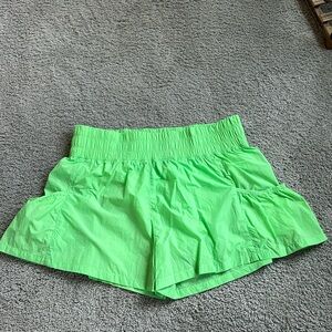 NWT green running shorts